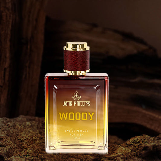 John Phillips Woody Eau De Perfume For Men, 100ml