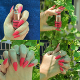 Krayons Crazy Gel Nail Enamel, Waterproof, Longlasting, 8ml Each, Multicolor, Pack of 3 (Neon Orange, Deep Blue, Pearl Pink)