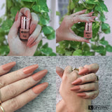 Krayons Crazy Gel Nail Enamel, Waterproof, Longlasting, 8ml Each, Multicolor, Pack of 3 (Romantic Nude, Apple Red, Blue Eyed Girl)