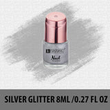 Krayons ColorMe Crazy Gel Nail Enamel, Silver Glitter, Waterproof, Smudgeproof, Longlasting, 8ml