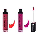 Krayons Matte Me Ultra Smooth Matte Liquid Lip Color, Mask Proof, Waterproof, Longlasting, 5ml Each, Combo, Pack of 2 (Sunset Orange, Coffee Creme)