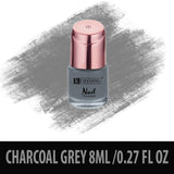 Krayons Crazy Gel Nail Enamel, Charcoal Grey, Waterproof, Smudgeproof, Longlasting, 8ml