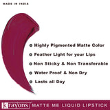 Krayons Matte Me Ultra Smooth Matte Liquid Lip Color, Mask Proof, Waterproof, Longlasting, 5ml Each, Combo, Pack of 2 (Wow Pink, Coffee Creme)
