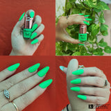 Krayons Crazy Gel Nail Enamel, Waterproof, Longlasting, 8ml Each, Multicolor, Pack of 3 (Neon Orange, Neon Yellow, Neon Green)