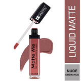 Krayons Matte Me Ultra Smooth Matte Liquid Lip Color, Mask Proof, Waterproof, Longlasting, 5ml Each, Combo, Pack of 4 (Sunset Orange, Pink Fever, Nude Embrace, Hyper Orange)