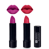 Krayons Cute  Matte Lipstick, Waterproof, Longlasting, 3.5gm Each, Pack of 2 (French Rose, First Crush )