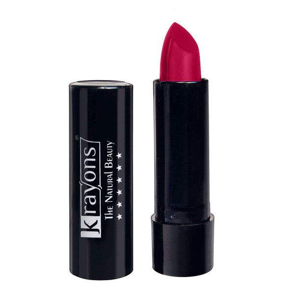 Krayons Cute Pop Matte Lipstick, Waterproof, Smudgeproof, Longlasting, Pink Lips, 3.5gm