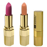 Krayons Desire Matte Lipstick, Highly Pigmented, Longlasting, 3.5g Each, Combo, Pack of 2 (Pink Mulbery, Nude Caramel)