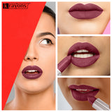 Krayons White Secret Moisturizing Matte lipstick, Waterproof, Long lasting, Pink Flower, Moody Maroon, 4gm Each, Combo (Pack of 2)