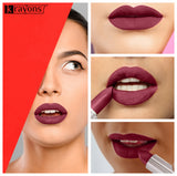 Krayons White Secret Moisturizing Matte lipstick, Waterproof, Long lasting, Pink Rouge, Plum Pink, 4gm Each, Combo (Pack of 2)