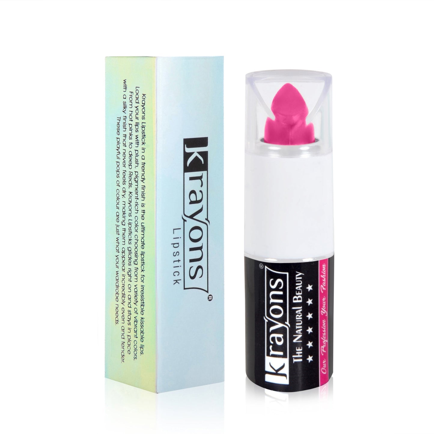 Krayons White Secret Moisturizing Matte lipstick, Waterproof, Long lasting, Coral Nude, Moody Maroon, Pink Flower, 4gm Each, Combo (Pack of 3)