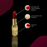Krayons Desire Matte Lipstick, Highly Pigmented, Longlasting, 3.5g (Scarlet Red)